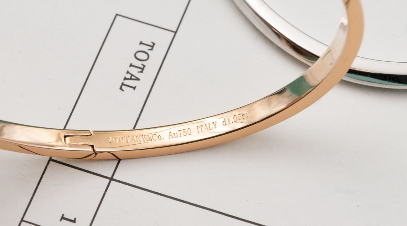 Tiffany Knot Rose Gold Diamond Bracelet (22) - www.newkick.vip